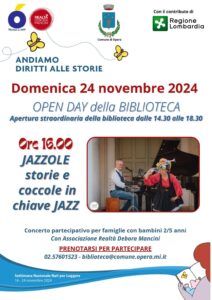 JAZZOLE. STORIE E COCCOLE IN CHIAVE JAZZ @ Biblioteca Comunale